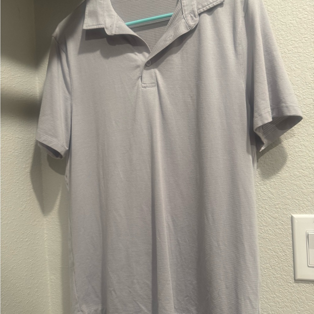 Men's Gray Lululemon Polo Shirt